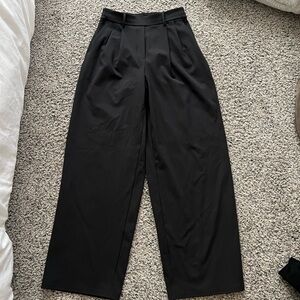 lululemon athletica Black Wide Leg Pants